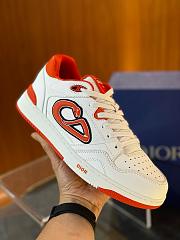 Dior Kaws B57 Dribble Low-Top Sneaker White Red - 5