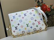 Louis Vuitton LV x TM Coussin PM White Multicolored 26x20x12cm - 3