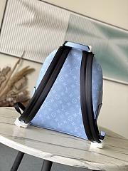 Louis Vuitton LV Discovery PM Backpack Blue 38x29x20cm - 2