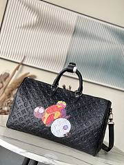 Louis Vuitton LV x TM Keepall Bandoulière 45 Black 45x27x20cm - 6