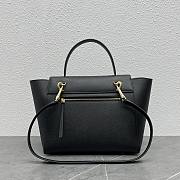 Celine Belt Bag Grained Calfskin Black 28x23x16cm - 3