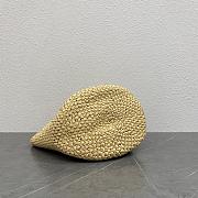Celine Besace Triomphe Paille Beige 23x22x23cm - 4