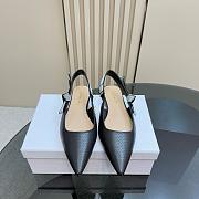 Dior Slingback Black Flat - 3