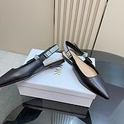 Dior Slingback Black Flat - 2