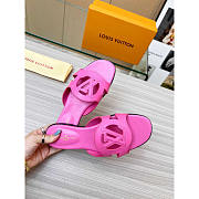 Louis Vuitton LV Isola Flat Mule Pink Sandals - 3