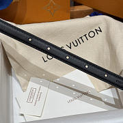 Louis Vuitton LV Women's Belt Black 1.5cm - 5