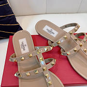 Valentino Garavani Taupe Summer Rockstud Sandals - 5