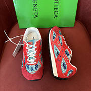 Bottega Veneta Orbit Sneaker Red  - 5