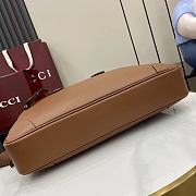Gucci GG Emblem Briefcase Brown 40x30x6cm - 5