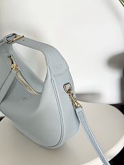 Celine Teen Lulu Bag Calfskin Blue 21x24x5cm - 5