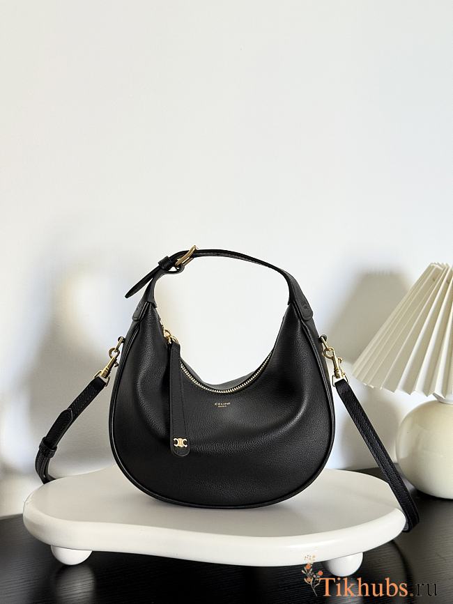 Celine Teen Lulu Bag Calfskin Black 21x24x5cm - 1