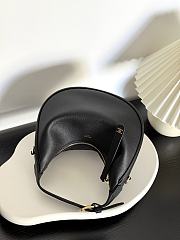 Celine Teen Lulu Bag Calfskin Black 21x24x5cm - 5