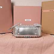 Miu Miu Arcadie Bag Silver 19x13x6cm - 4