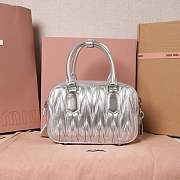 Miu Miu Arcadie Bag Silver 19x13x6cm - 2