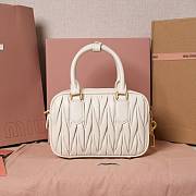 Miu Miu Arcadie Bag White 19x13x6cm - 5