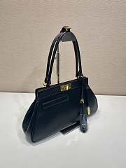 Prada Medium Leather Tote Bag Black 38x21x8cm - 6