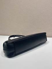 Prada Medium Leather Tote Bag Black 38x21x8cm - 5