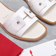 Christian Louboutin Chambelimule Mules White - 4