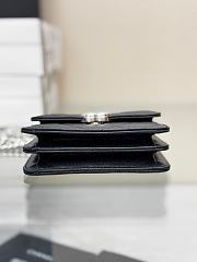 Chanel Mini Chain Top Handle Black Caviar 9.5x12.5x3.5cm - 5
