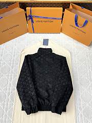 Louis Vuitton LV Monogram Debossed Suede Jacket - 2