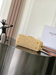 Celine Teen Nino Bag Raffia Calfskin 20.5x13x8cm - 6