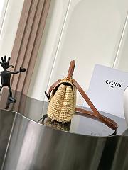 Celine Teen Nino Bag Raffia Calfskin 20.5x13x8cm - 5