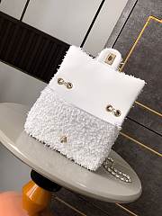 Chanel Flap Bag White Sequins 20cm - 2