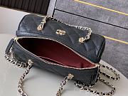 Chanel 25P Clutch With Chain Black Caviar 18.5x11.5x11cm - 6