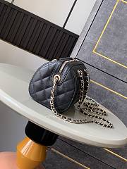 Chanel 25P Clutch With Chain Black Caviar 18.5x11.5x11cm - 3
