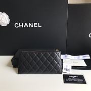 Chanel Long Wallet Black Caviar Gold 19.5x10.5x3cm - 5