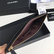 Chanel Long Wallet Black Caviar Gold 19.5x10.5x3cm - 4