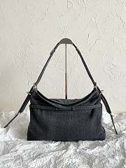 Givenchy Medium Voyou Bag Denim 40x27x6.5cm - 4