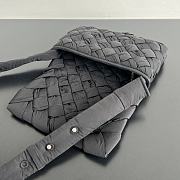 Bottega Veneta Small Rumple Messenger Polyester Black 21x14x5cm - 3