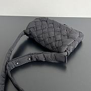 Bottega Veneta Small Rumple Messenger Polyester Black 21x14x5cm - 2