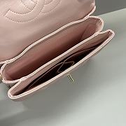 Chanel Trendy Top Handle Light Pink Gold Bag 25cm - 3