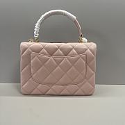 Chanel Trendy Top Handle Light Pink Gold Bag 25cm - 2