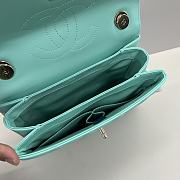 Chanel Trendy Top Handle Blue Gold Bag 25cm - 2