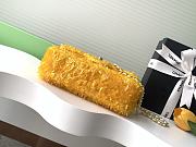 Chanel Flap Bag Sequins Yellow Gold 21x14x8cm - 3