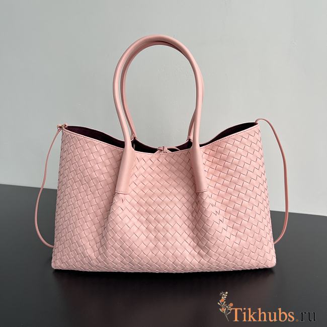 Bottega Veneta Pinacoteca Pink Bag 43x23x17.5cm - 1