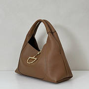 Gucci Softbit Maxi Shoulder Bag Brown 46x26x16cm - 4