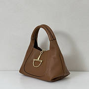 Gucci Softbit Medium Top Handle Bag Brown 27.5x21x16cm - 4