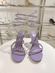 Rene Caovilla Jewel Snake With Heel Purple 10cm - 3