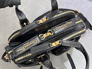 Dior Grand Tour Small Bowling Bag Black 28x19x9.5cm - 3