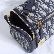Dior East West Blue Oblique Bag 27x11x10cm - 3