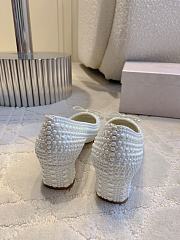 Jimmy Choo Elme 45 White Pearl Satin Pumps - 3