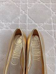 Jimmy Choo Elme Flat Gold Metallic  - 3