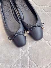 Jimmy Choo Elme Flat Black - 5