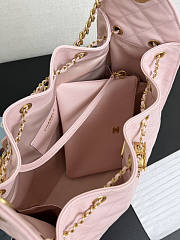 Chanel Medium 25C Hobo Bag Pink Caviar Gold 40x30x15cm - 4