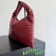 Bottega Veneta Small Hop Bag Red 46x21x10cm - 4