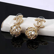 Chanel CC Earrings Light Gold - 3